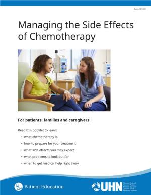Managing the Side Effects of Chemotherapy