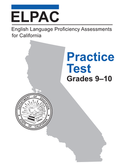 ELPAC Practice Test Grades 9-10