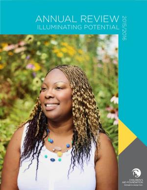 Annual Review 2015/2016 Illuminating Potential