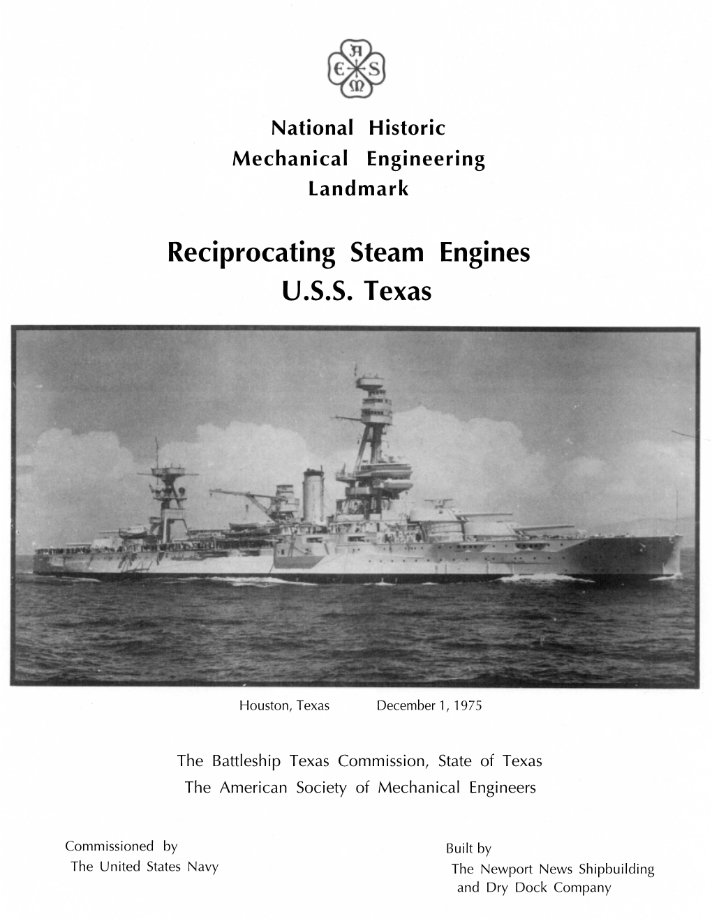 Reciprocating Steam Engines U.S.S. Texas