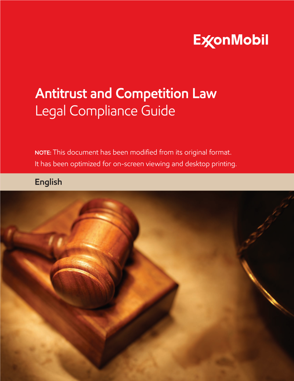 Antitrust and Competition Law Legal Compliance Guide