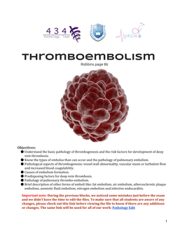 Thromboembolism Robbins Page 86