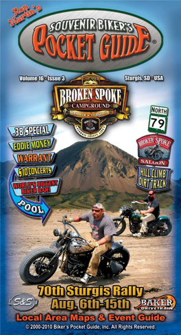 Ron Martin's Biker's Pocket Guide, Sturgis, SD Motorcycle Rally 2010