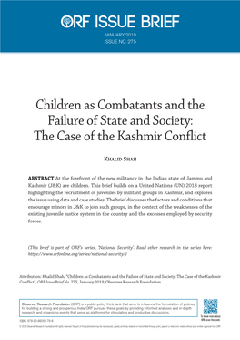 The Case of the Kashmir Conflict