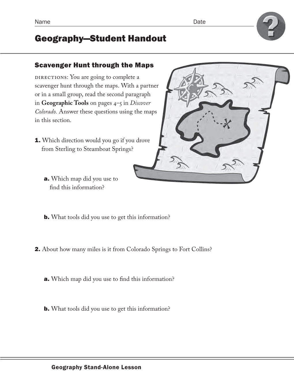 Geography—Student Handout