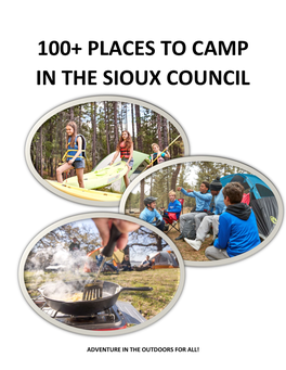 100 Plus Places to Camp in Sioux