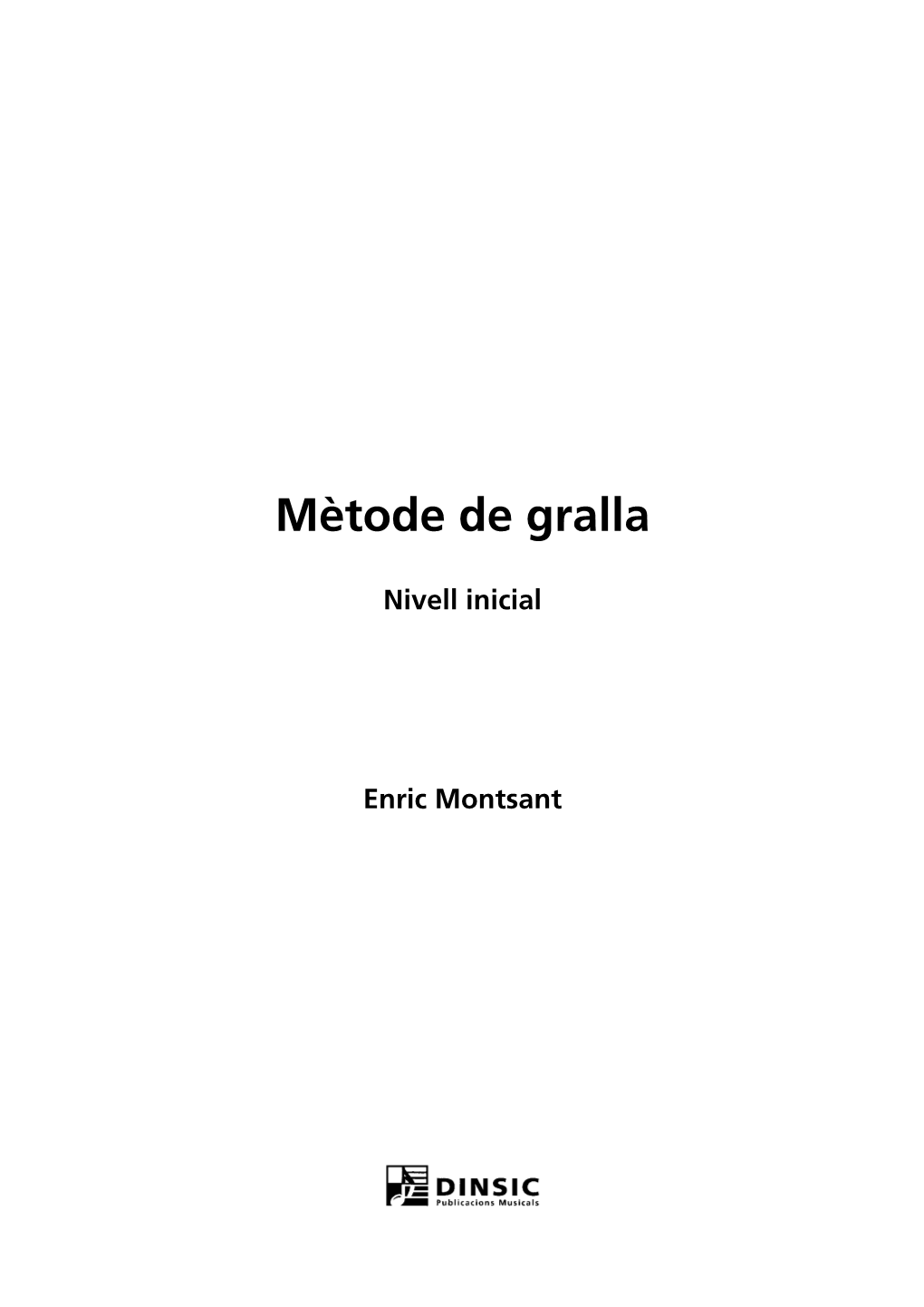 Mètode De Gralla