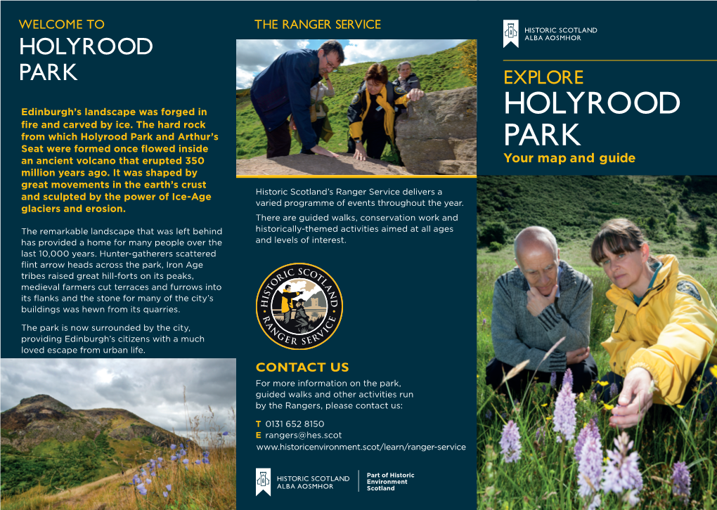 Holyrood Park Map and Guide