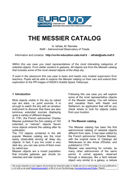 The Messier Catalog