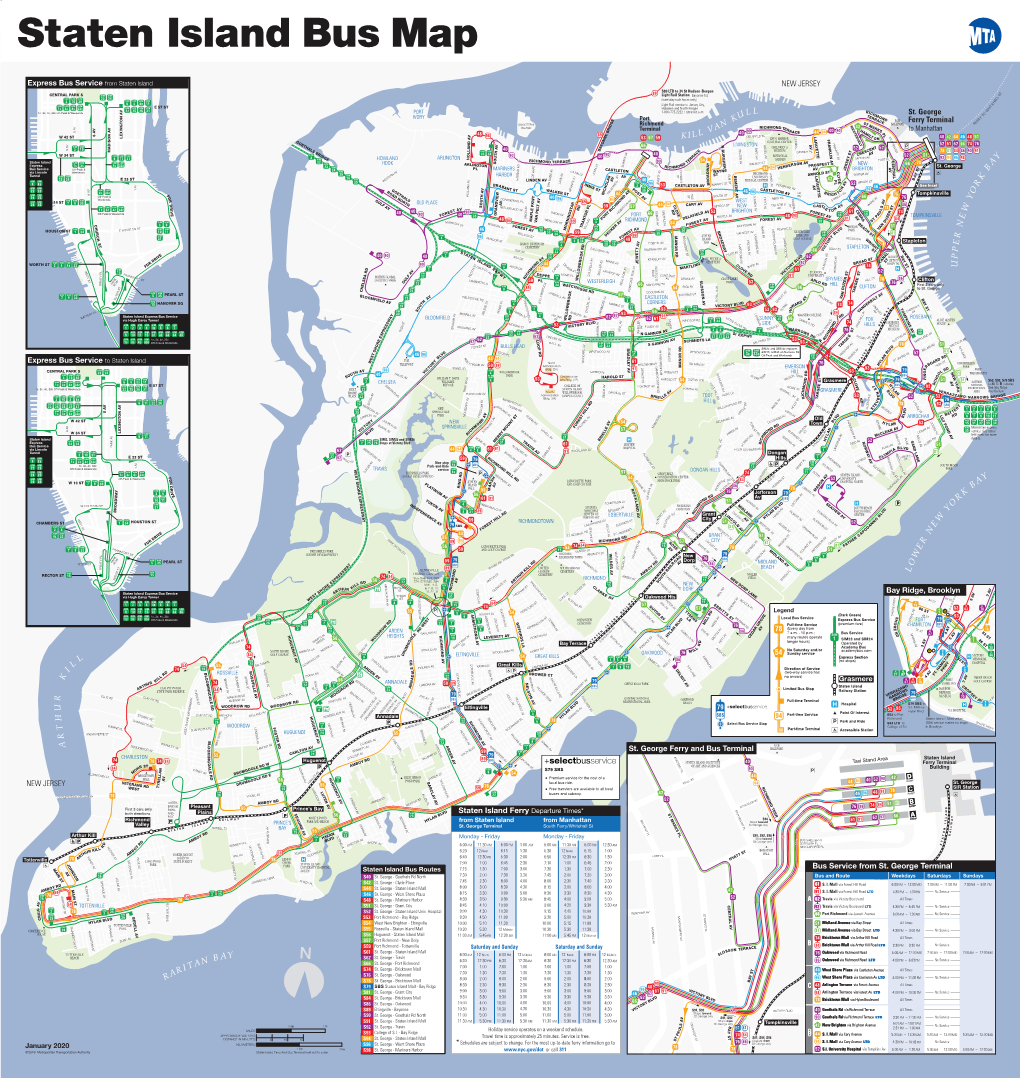 Staten Island Bus Map DocsLib