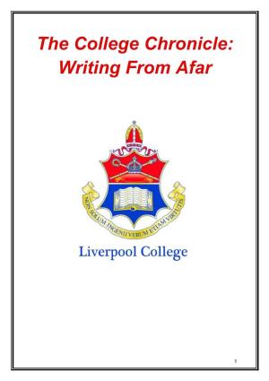 The College Chronicle: Writing from Afar