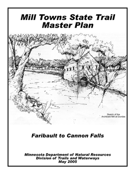 Mill Towns State Trail Master Plan