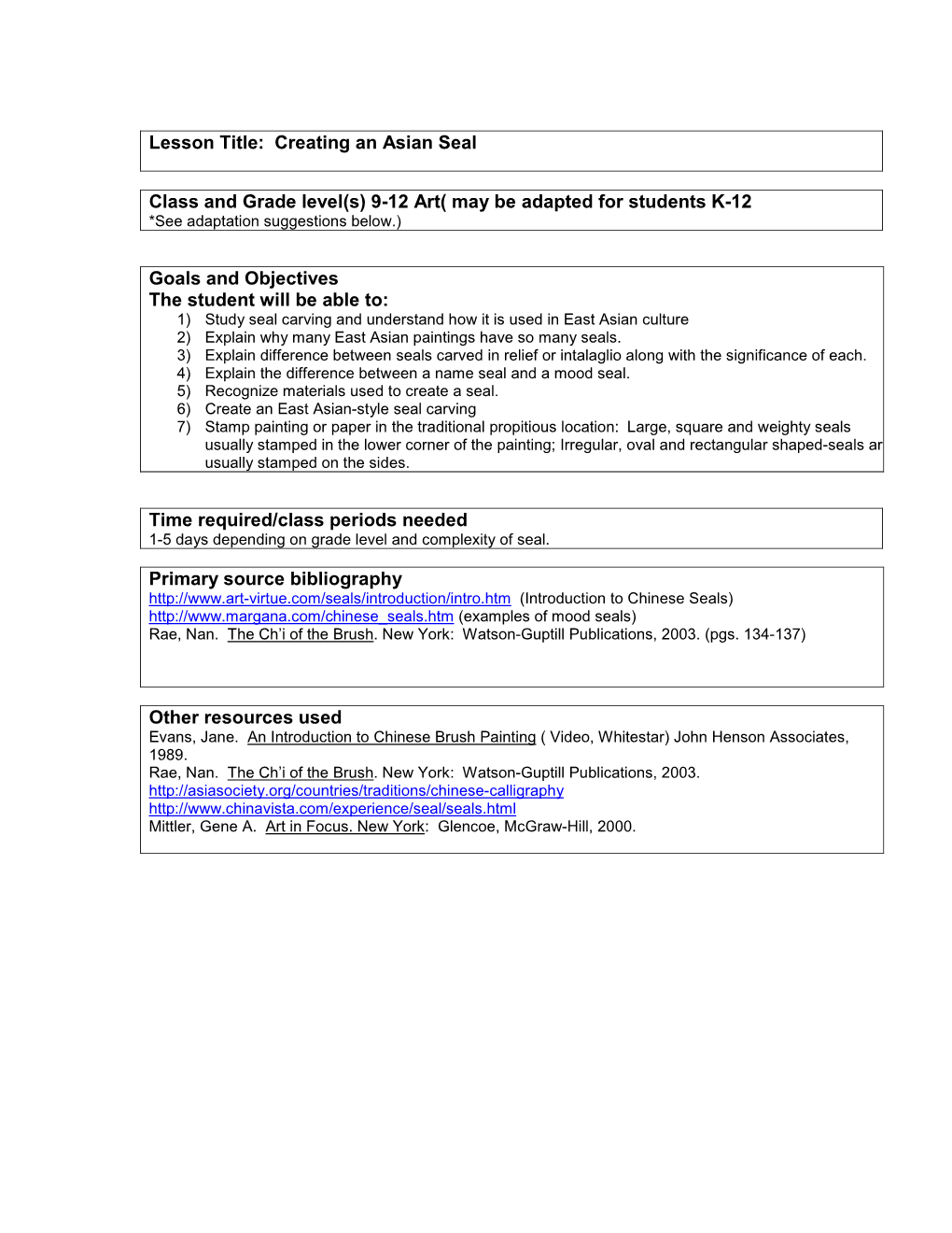 Asian Seal Carving Lesson.Pdf