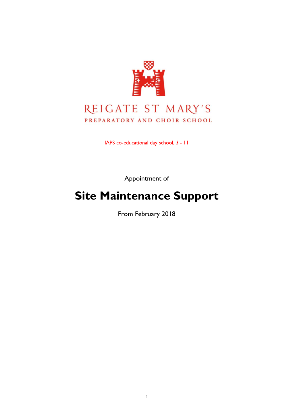 Site Maintenance Support