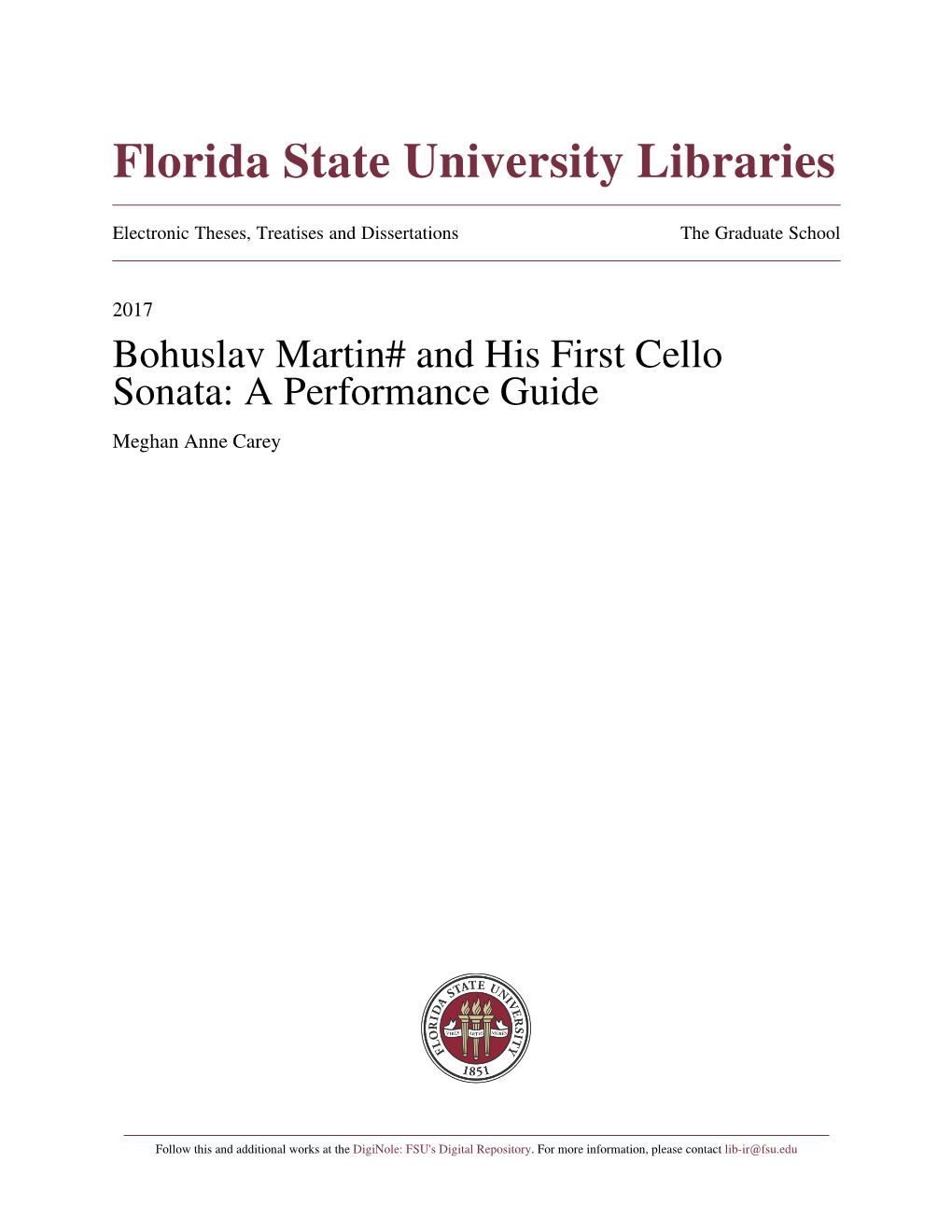 Florida State University Libraries