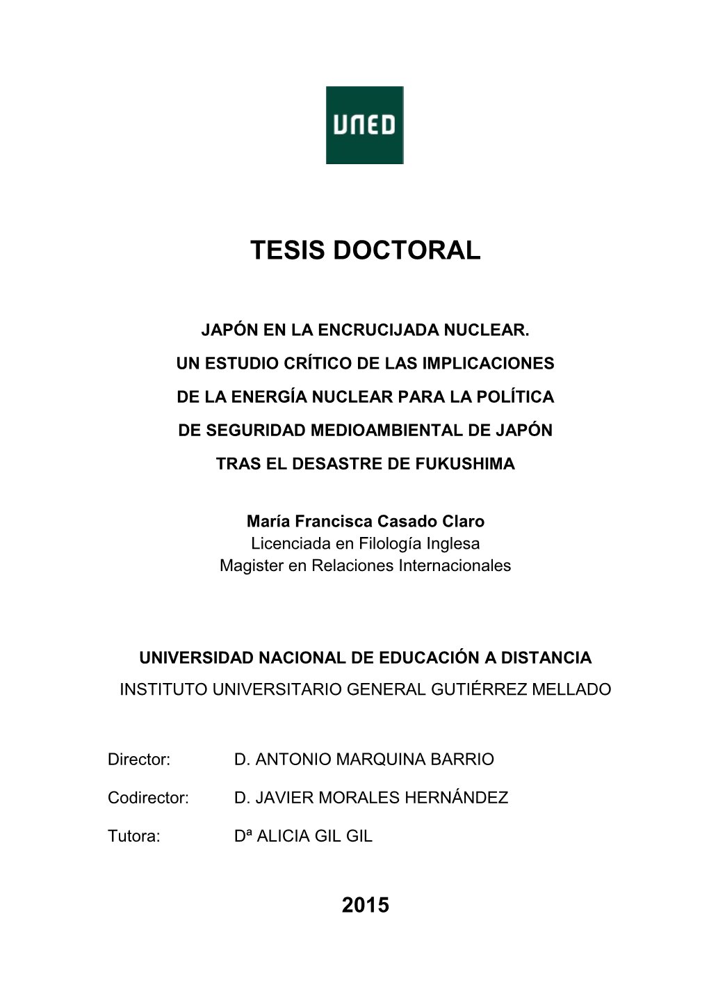 Tesis Doctoral