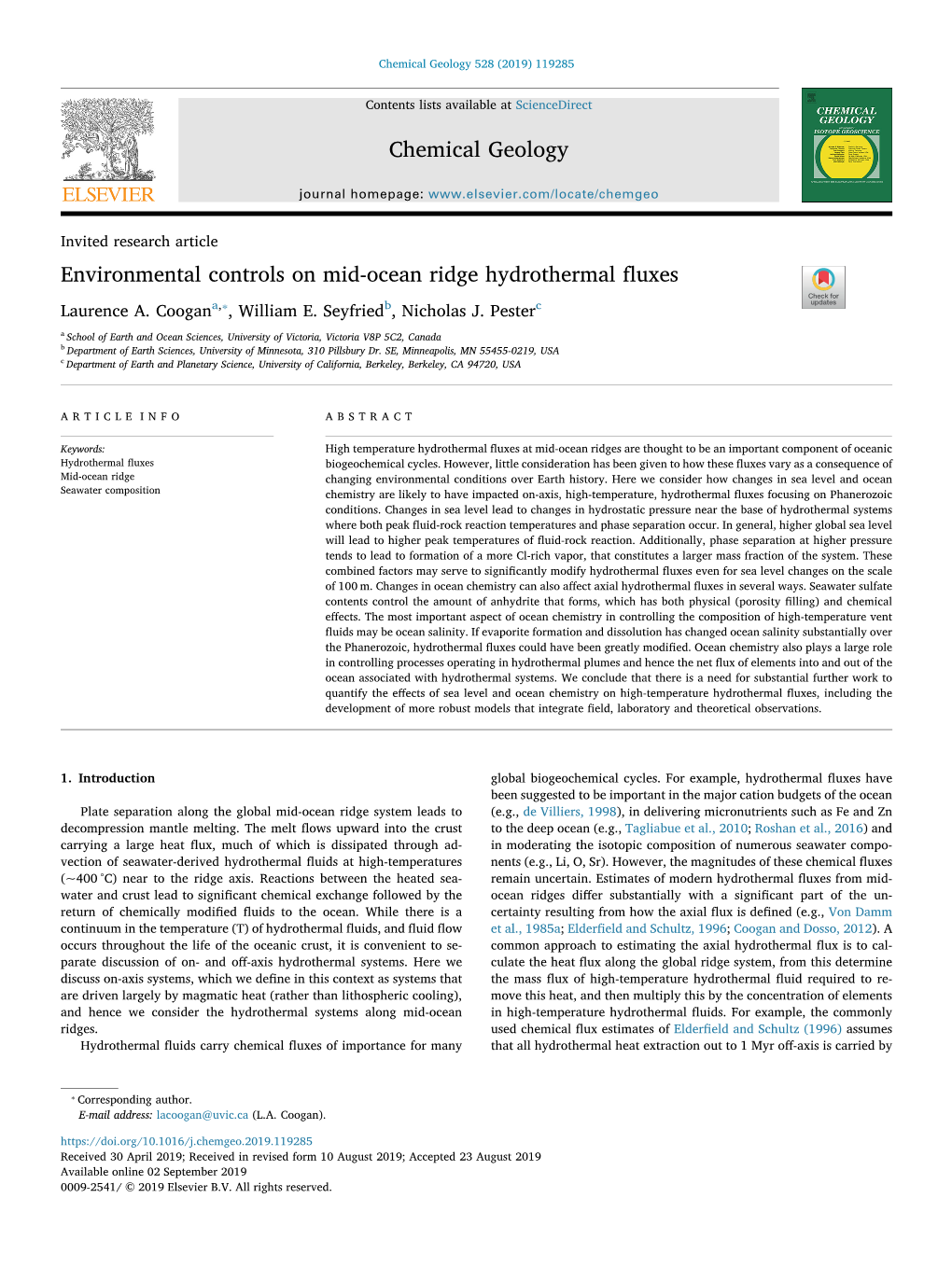 Environmental Controls on Mid-Ocean Ridge Hydrothermal Fluxes