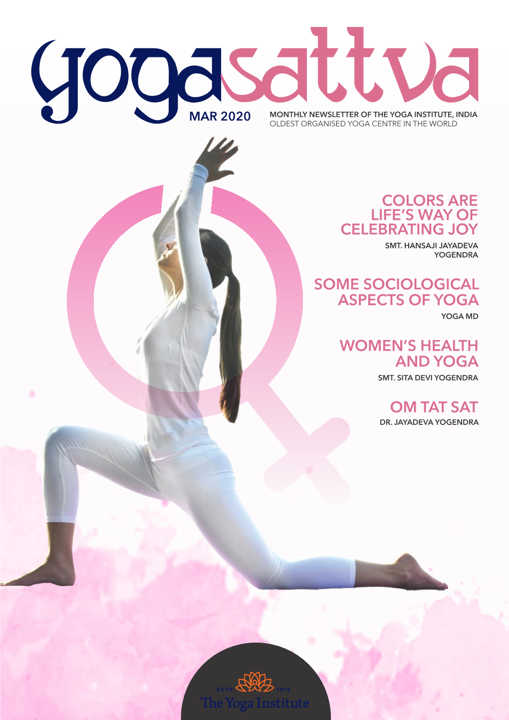 Some Sociological Aspects of Yoga Women's Health And