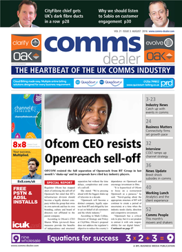 Ofcom CEO Resists Openreach Sell-Off
