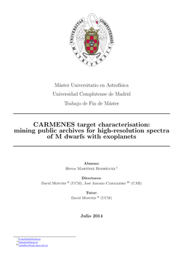 CARMENES Target Characterisation: Mining Public Archives for High-Resolution Spectra of M Dwarfs with Exoplanets