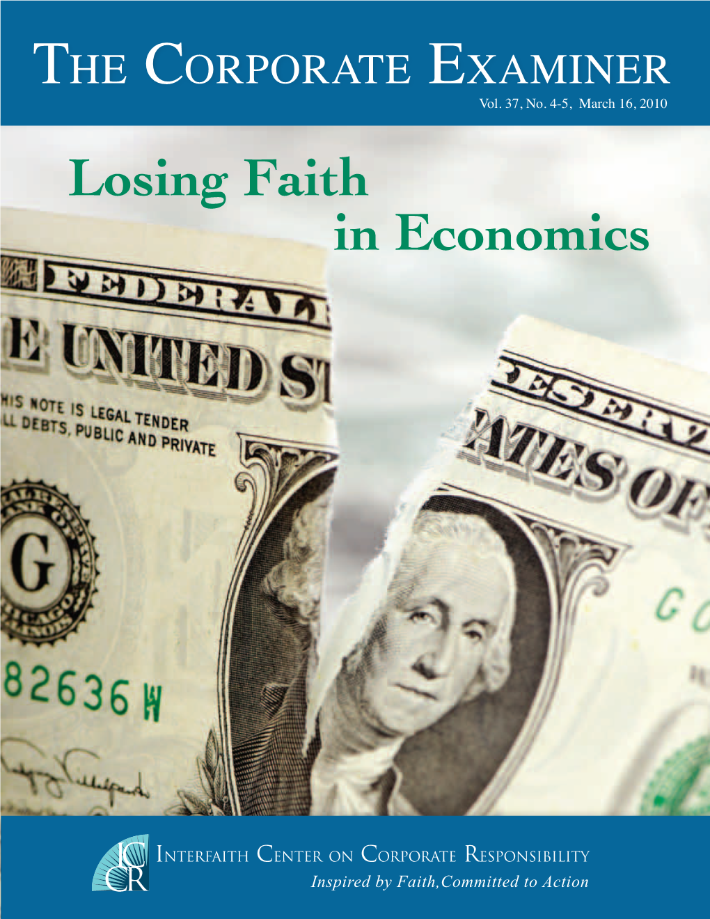 Losing Faith in Economics