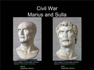Civil War Marius and Sulla