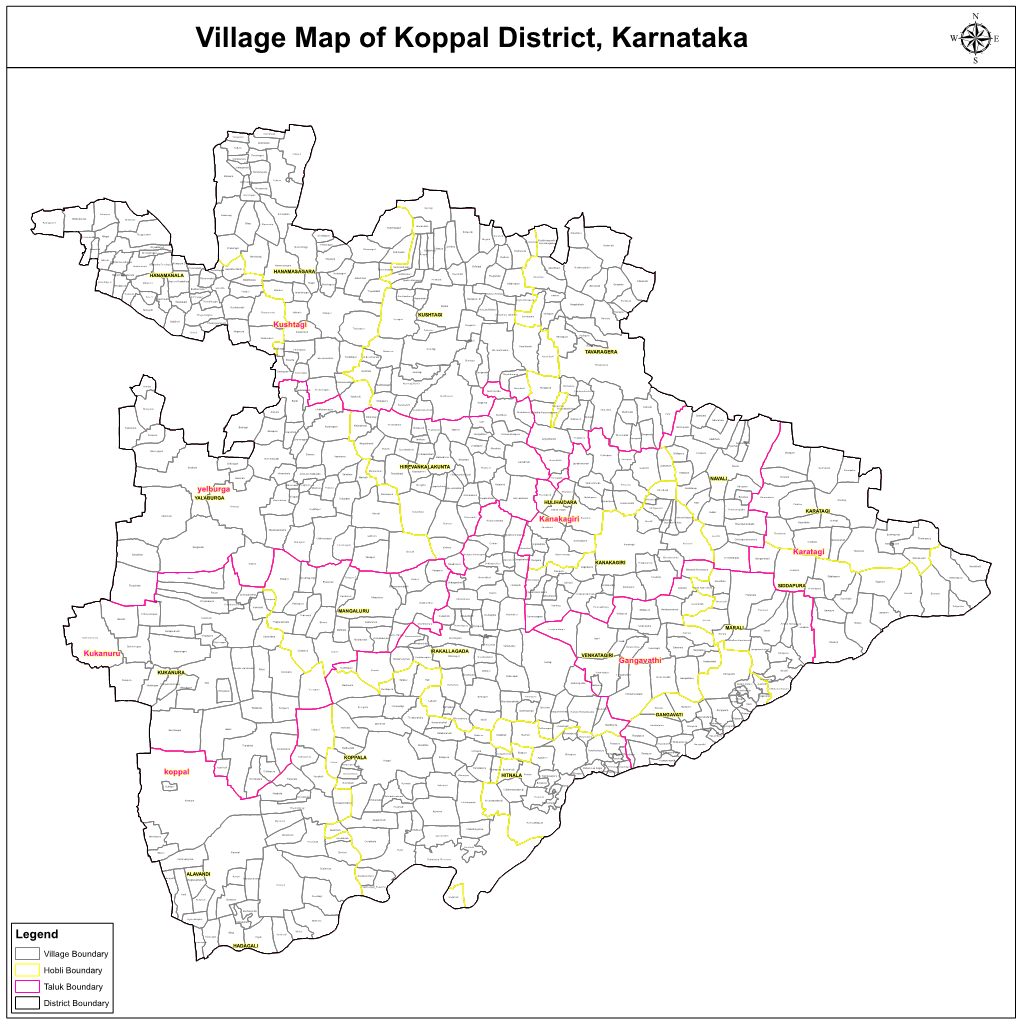 Legend Halavagali Thigari Kasalapura HADAGALI Village Boundary Hobli Boundary Taluk Boundary District Boundary