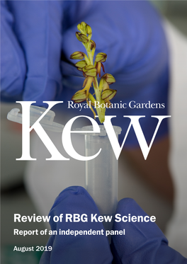 Review of RBG Kew Science, August 2019 A
