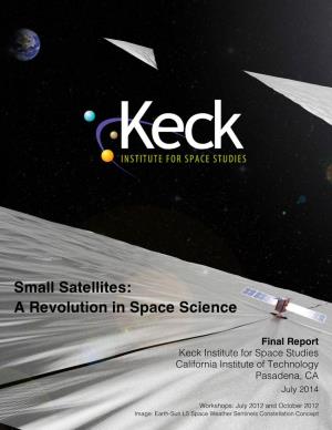 Small Satellites: a Revolution in Space Science