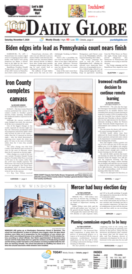 Iron County Completes Canvass