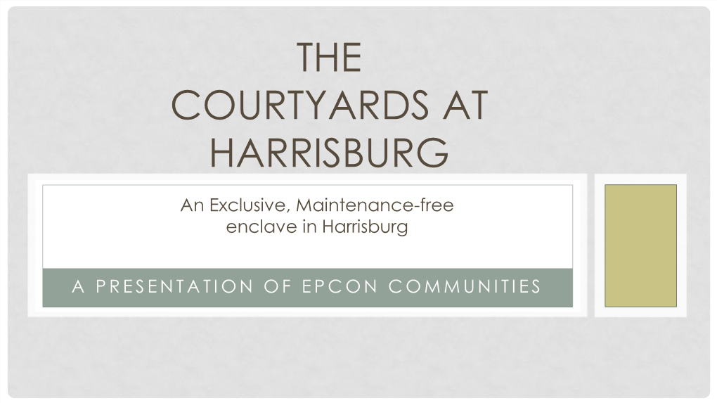 The Courtyards at Harrisburg