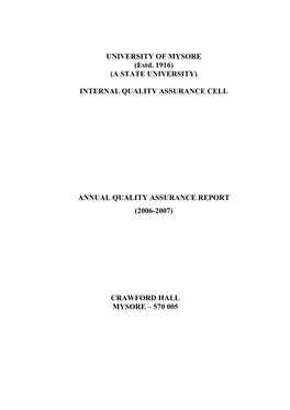 IQAC Report 2006-07