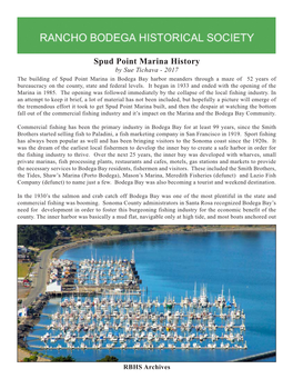 Spud Point Marina History