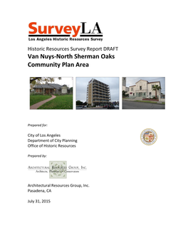 Van Nuys-North Sherman Oaks Community Plan Area