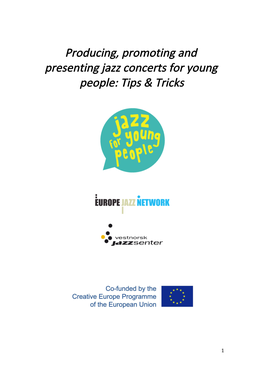 DOWNLOAD the HANDBOOK on Jazz for Young People (Pdf)