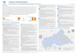 CENTRAL AFRICAN REPUBLIC OVERVIEW of the HUMANITARIAN RESPONSE to COVID-19 7 May 2020