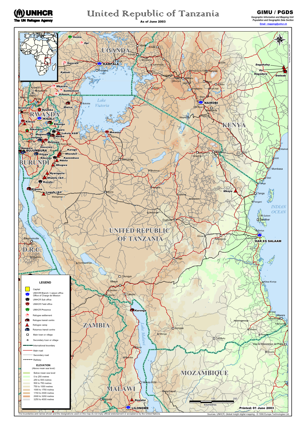 United Republic of Tanzania Geographic Information and Mapping Unit ...