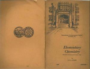 Ics-Elementary-Chemistry.Pdf