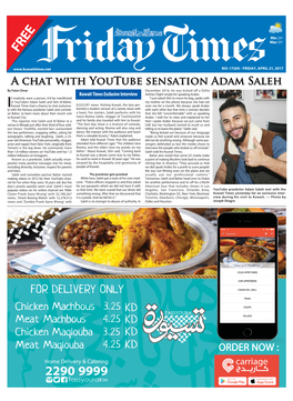 A Chat with Youtube Sensation Adam Saleh