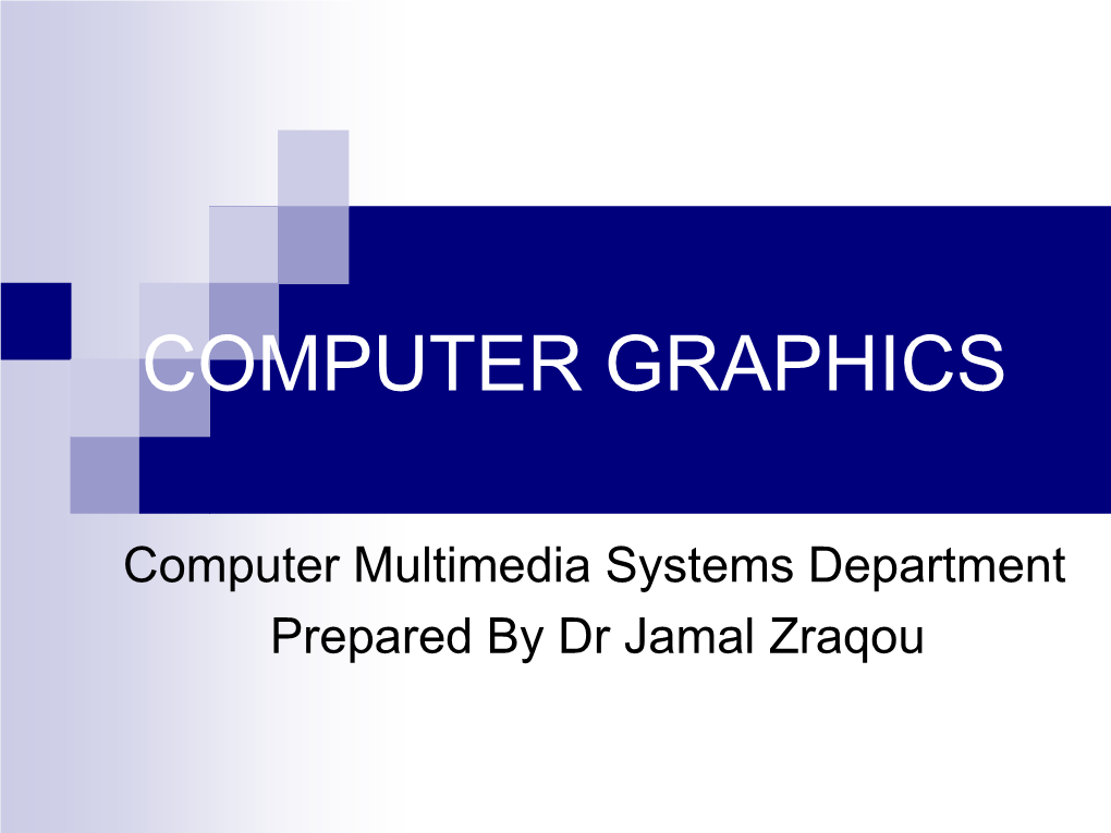 Computer Graphics