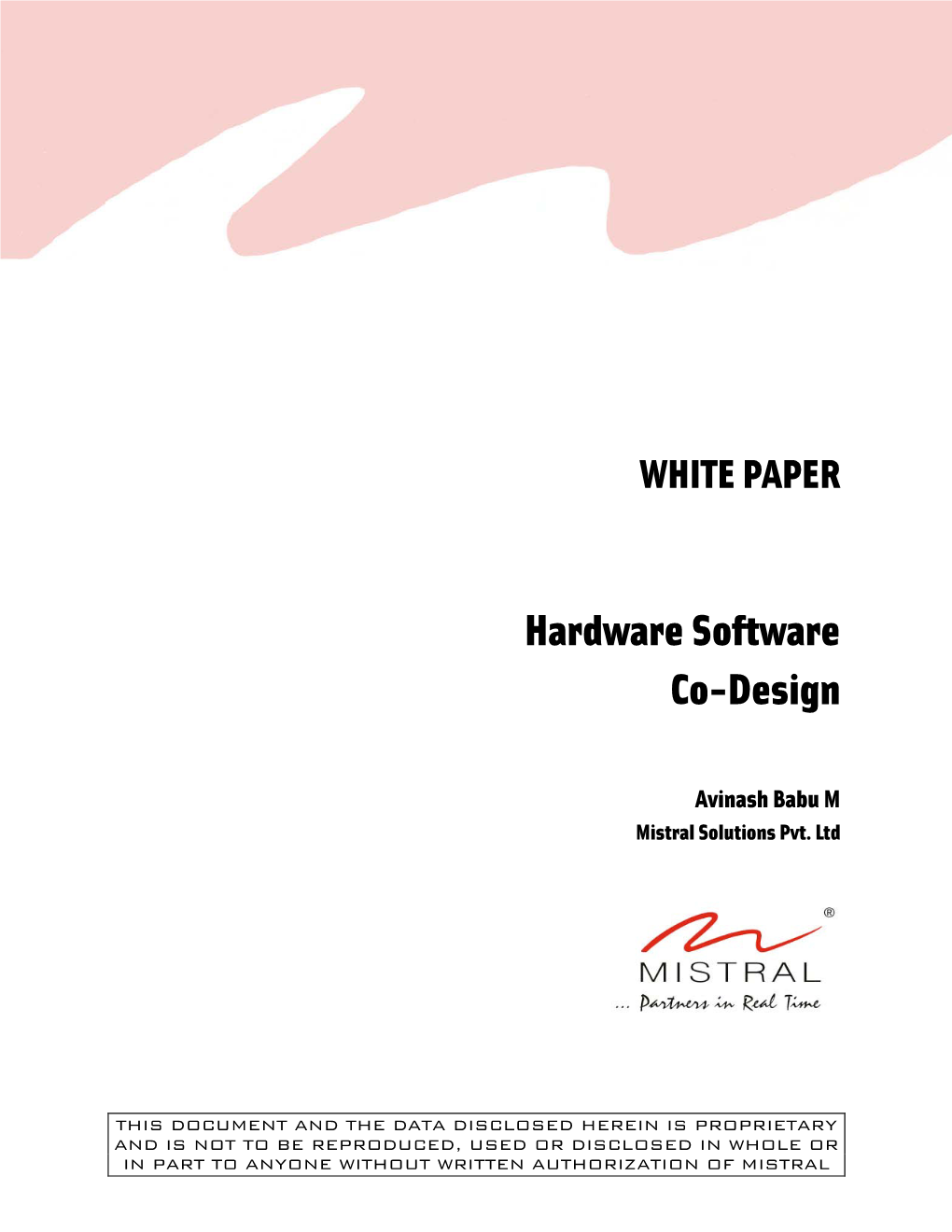 Hardware/Software Co-Design