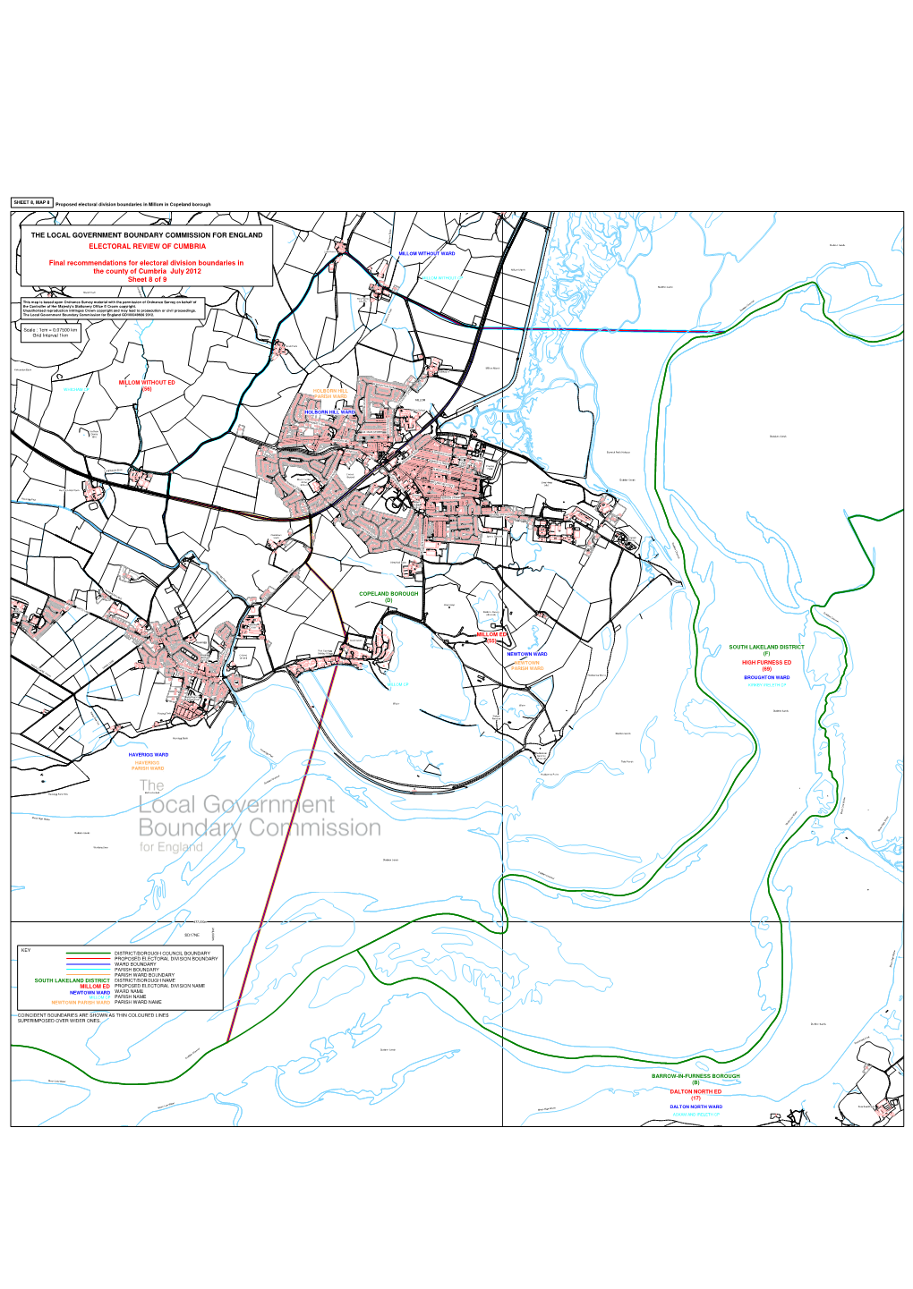 THE LOCAL GOVERNMENT BOUNDARY COMMISSION for ENGLAND C A