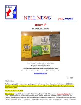 NELL NEWS July/August