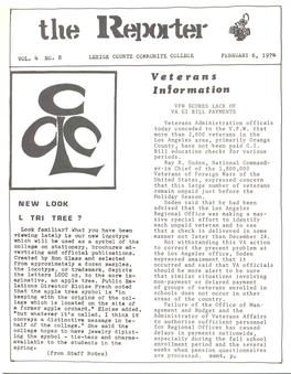 Veterans Information