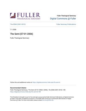 Digital Commons @ Fuller the Semi (07-01-2006)