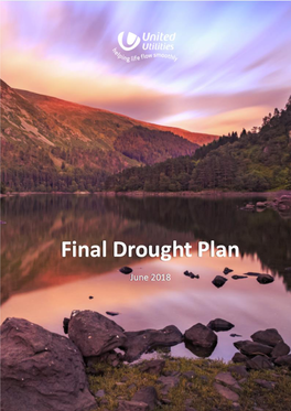 Download Our Final Drought Plan 2018 Here