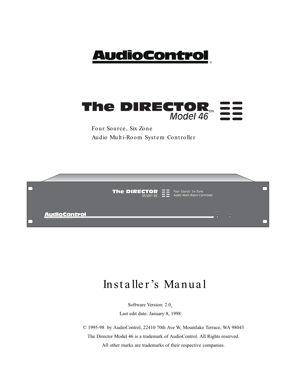 Director Model 46 Owners Manual.Pdf