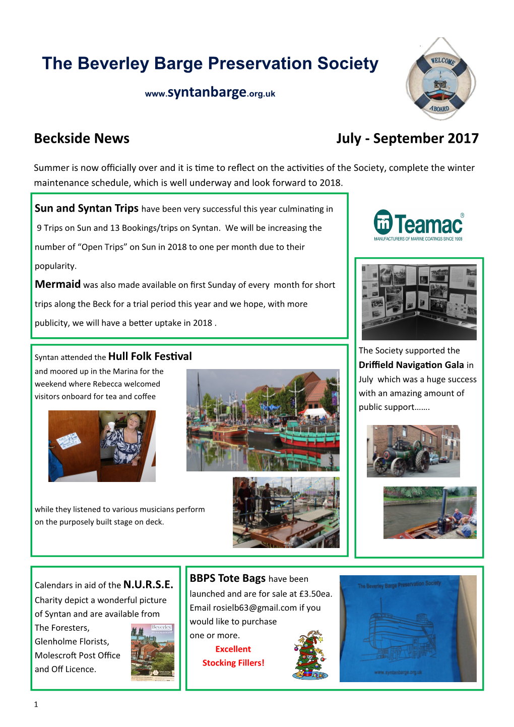 Beckside News, July