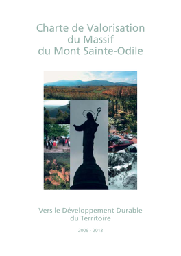 Charte De Valorisation Du Massif Du Mont Sainte-Odile