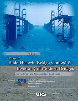 Historic Context of Maryland Highway Bridges Built Between 1948 and 1960
